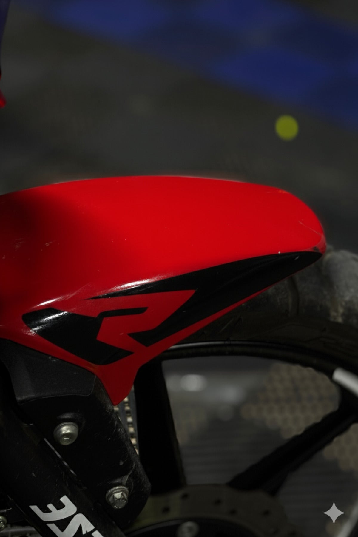 TVS Raider için Çamurluk Ucu R logolu Detay Sticker Etiket (Sağ ve Sol)