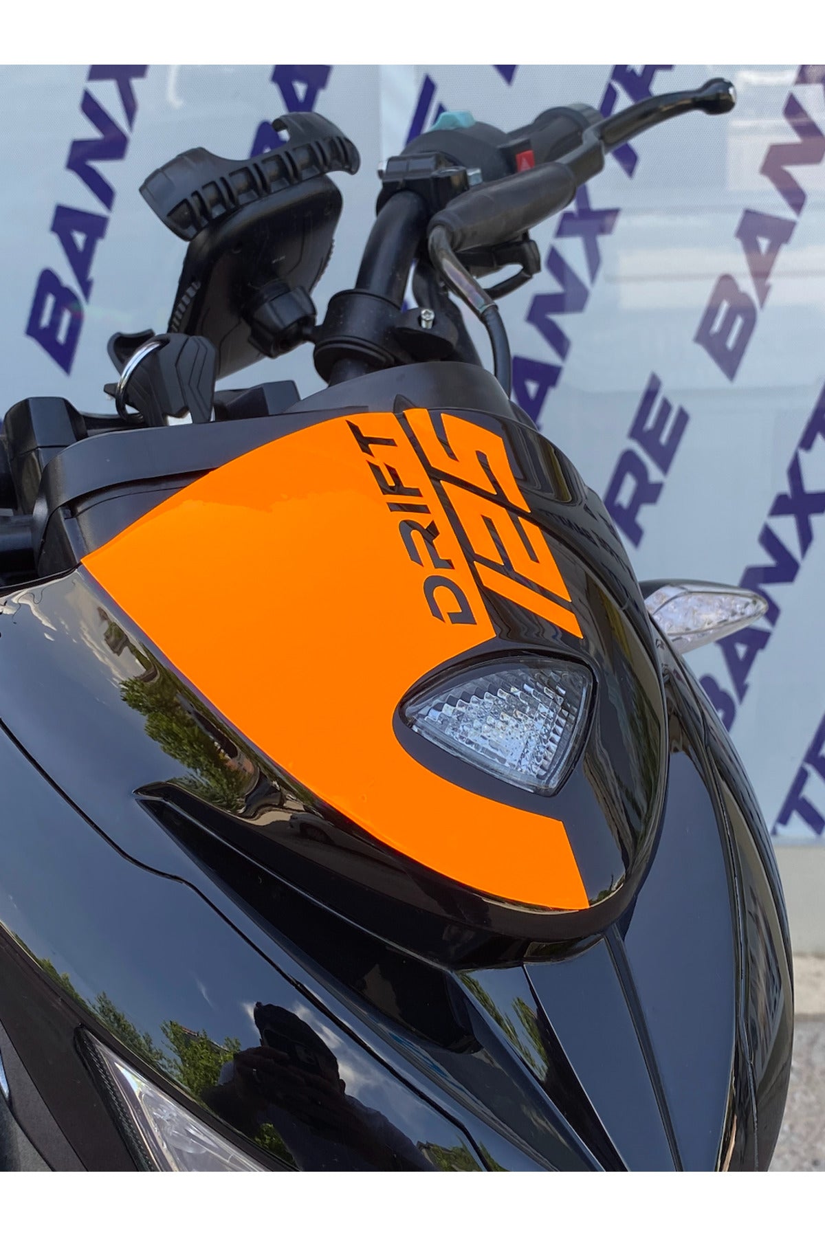 Mondial Drift-L için Drift 125 Kafa Sticker Etiket