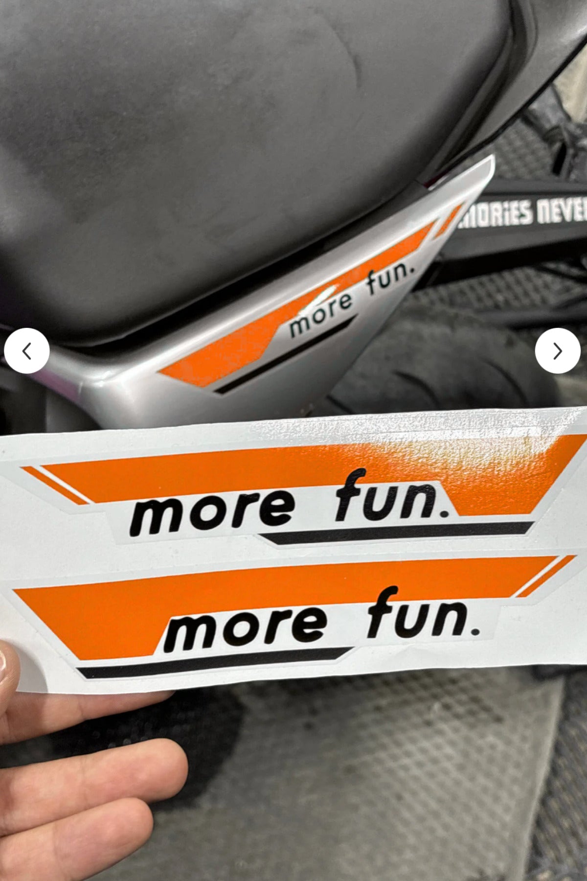 CFMOTO SR250 için Arka Kuyruk Orijinal Sticker Seti