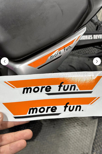 CFMOTO SR250 için Arka Kuyruk Orijinal Sticker Seti