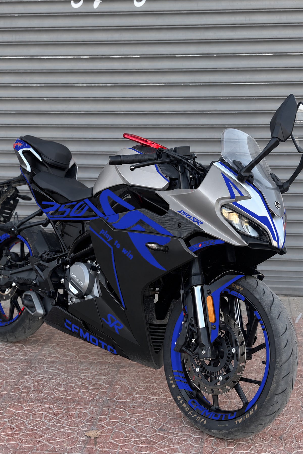 CFMOTO SR 250 için Komple Ultra Renk Değişim Sticker Seti (Sağ ve Sol )