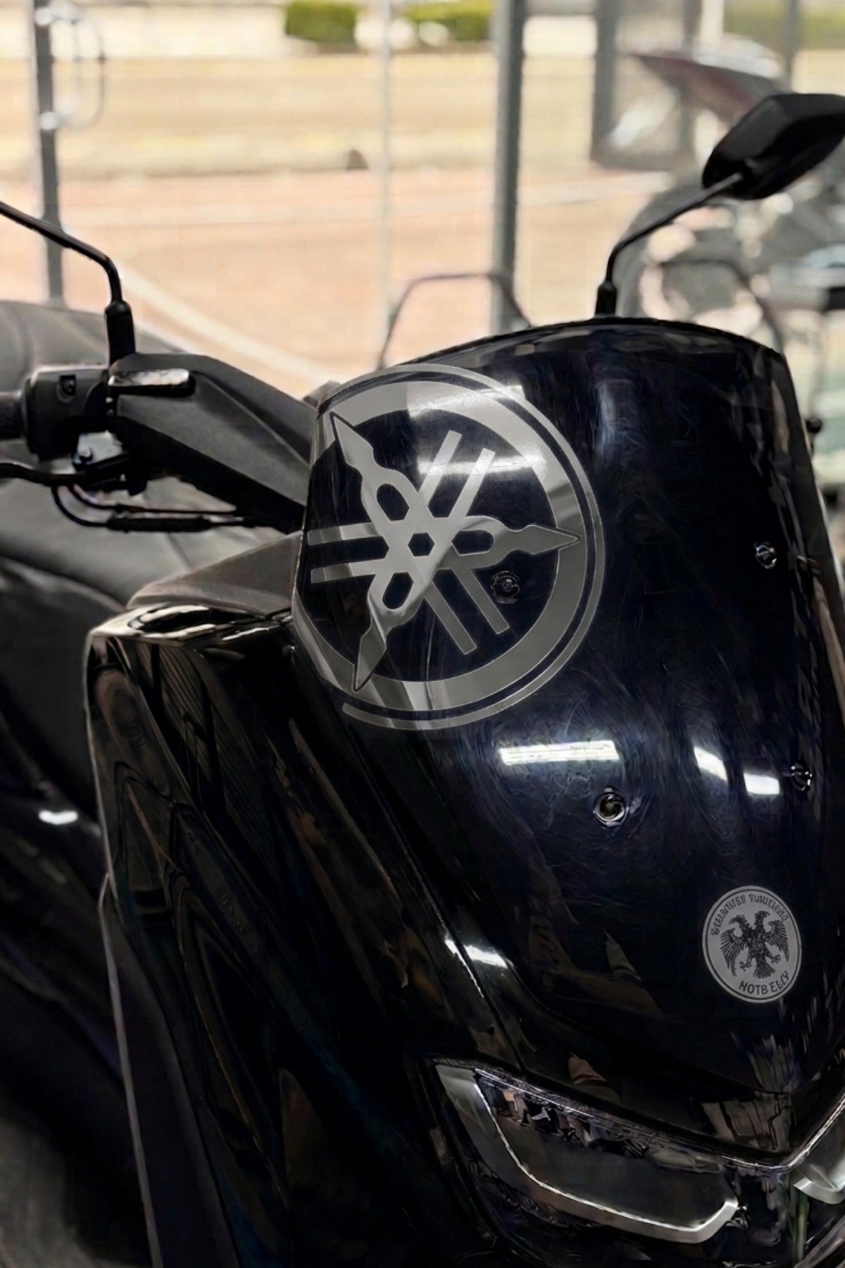 Yamaha Nmax Grubu için Cama Uyumlu 20CM Yamaha Logo Sticker (1 Adet)