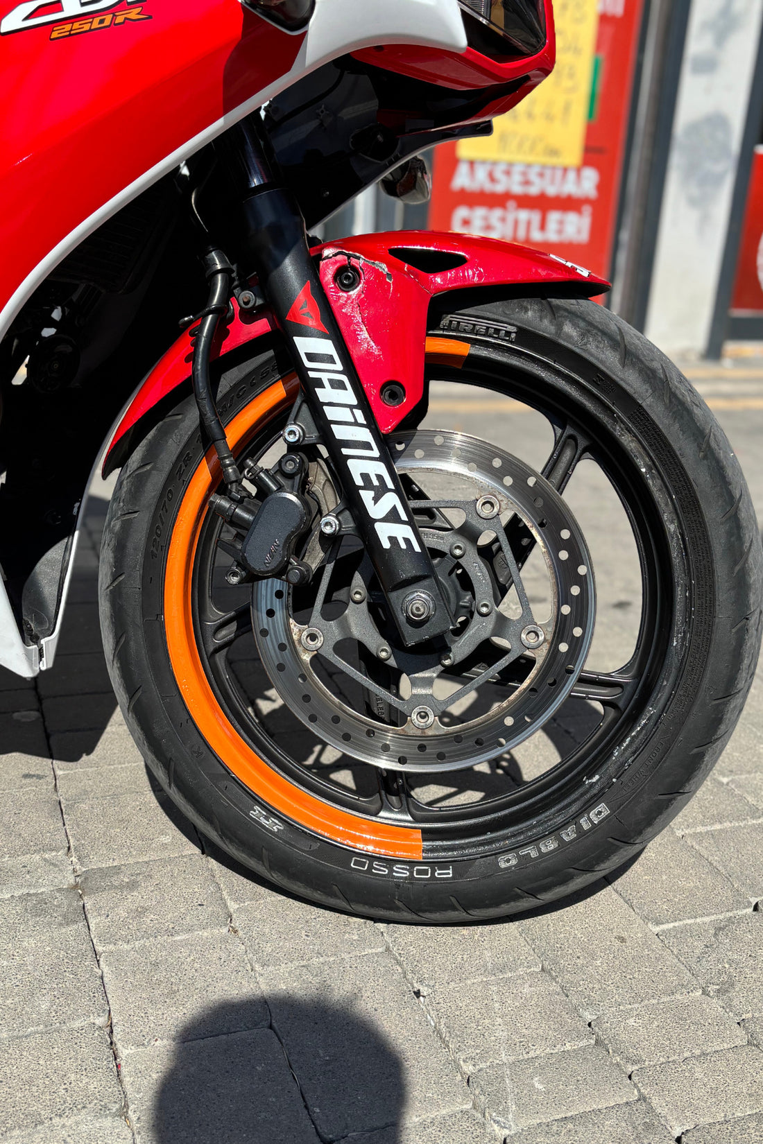 Motosiklet 17 Inch Jantlara Uyumlu Yarım Jant Şeridi