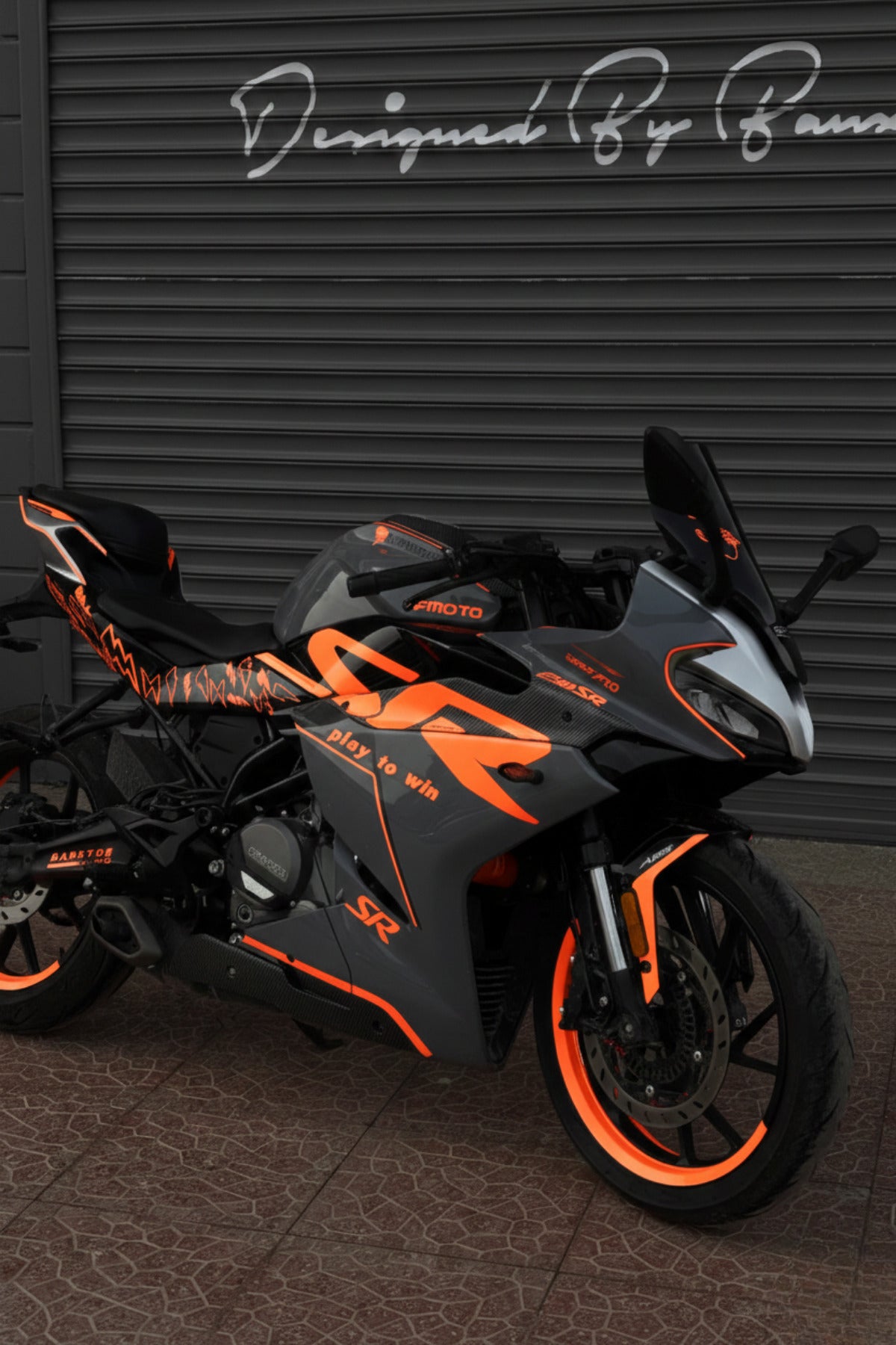 CFMOTO 250SR için Komple Parçalı Detay Sticker Seti
