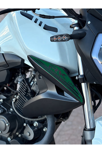 RKS RK125 için Yan Drenajlara Uyumlu RK 125 Sticker Etiket (Sağ ve Sol)