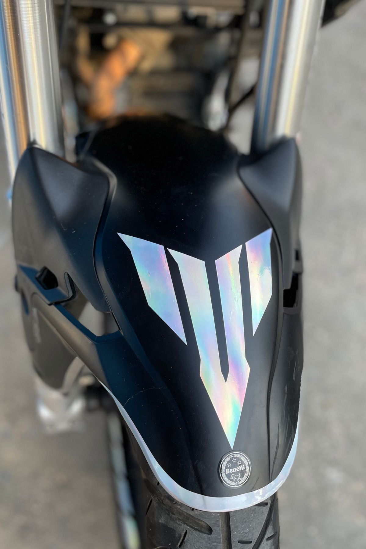Motor için Dekoratif Sticker Hologram MT Etiket Uyumlu