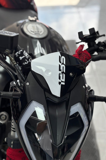 Benelli 125S ve RKS 125S için Kafa için Beyaz Renk Sticker Etiket (1 Adet)