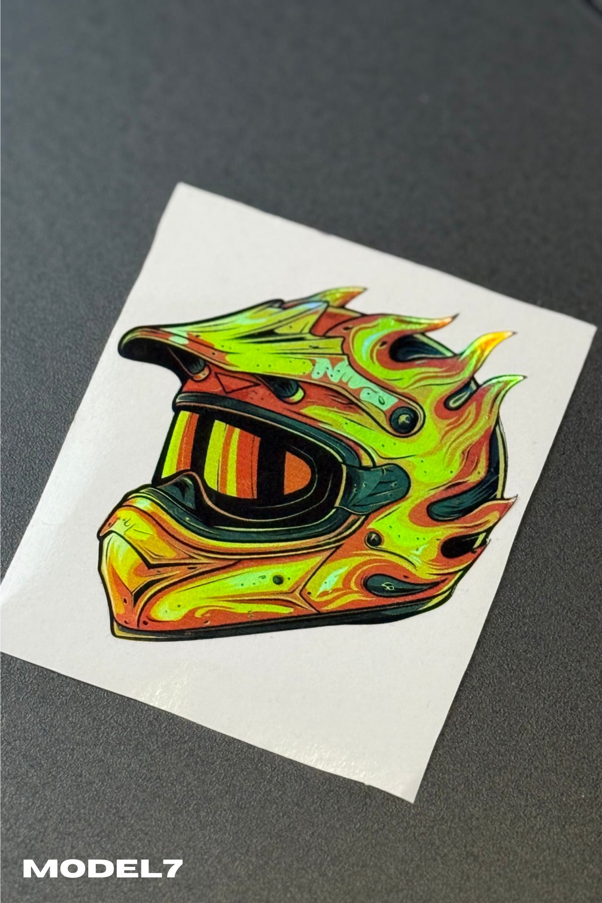 Motor-Araba-Laptop için Hologramlı Renkli Mini Sticker