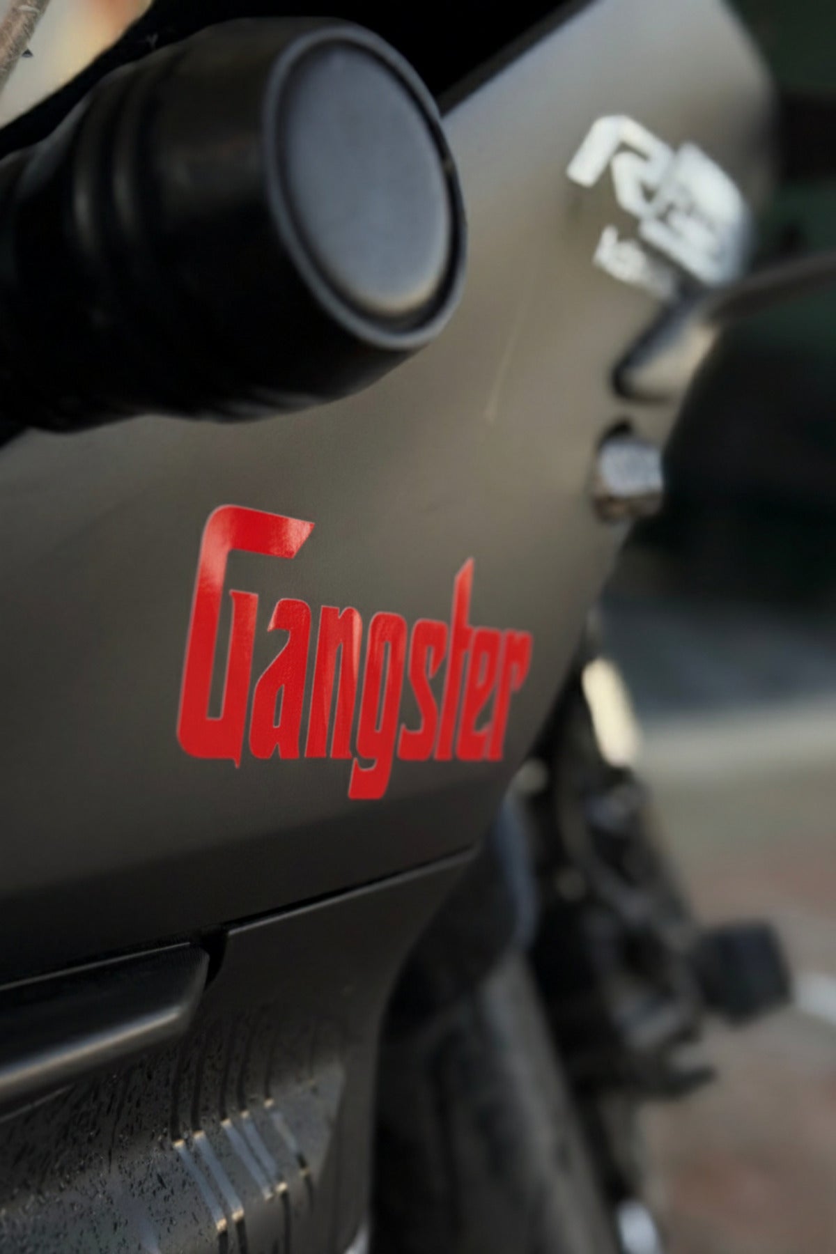 Motor-Araba-Kask için Gangster Etiket Sticker (1 Adet)
