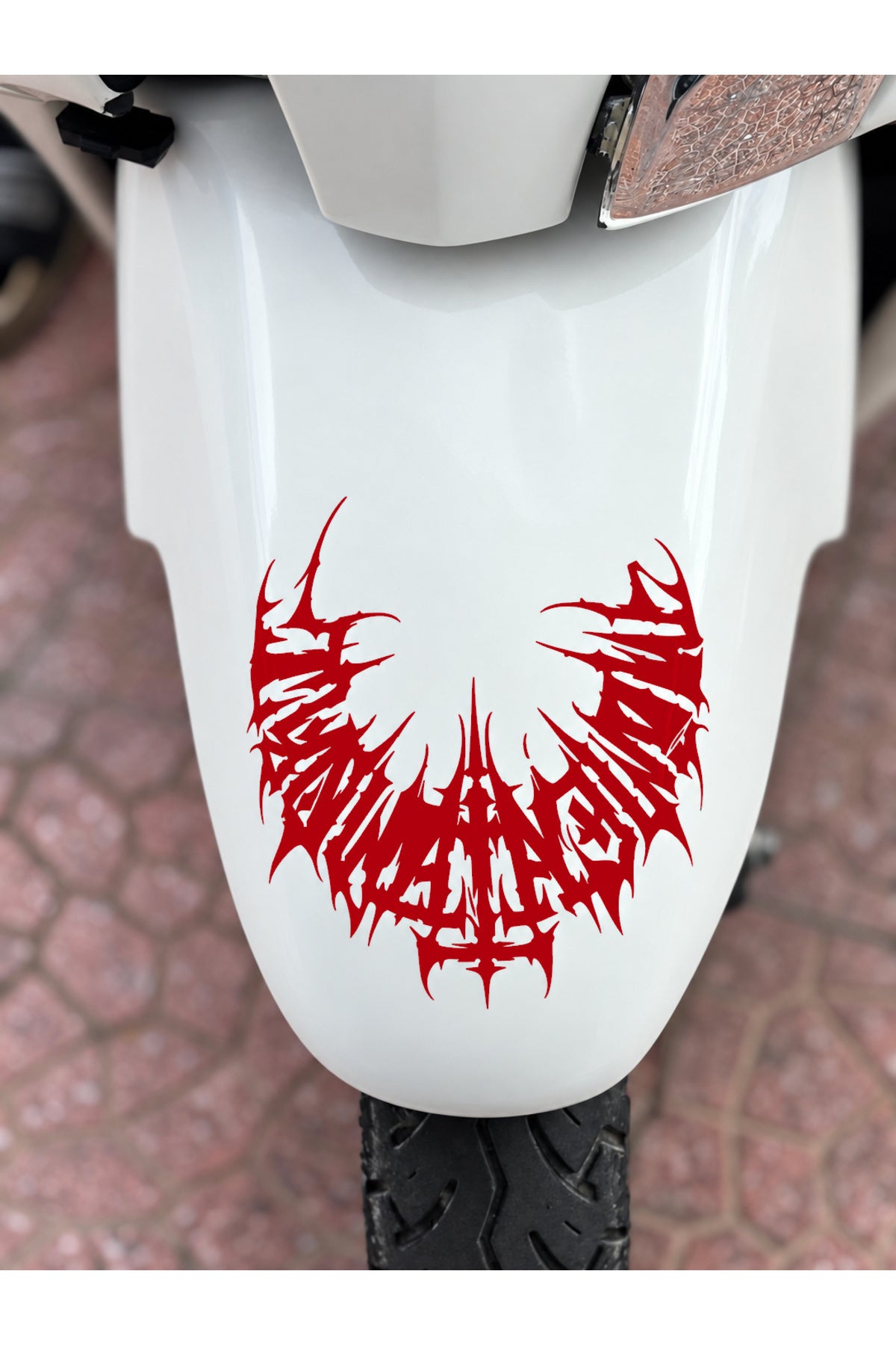 Jupiter Ön Çamurluk için Yarım Gotik Tribal Sticker Etiket (15CMx15CM)