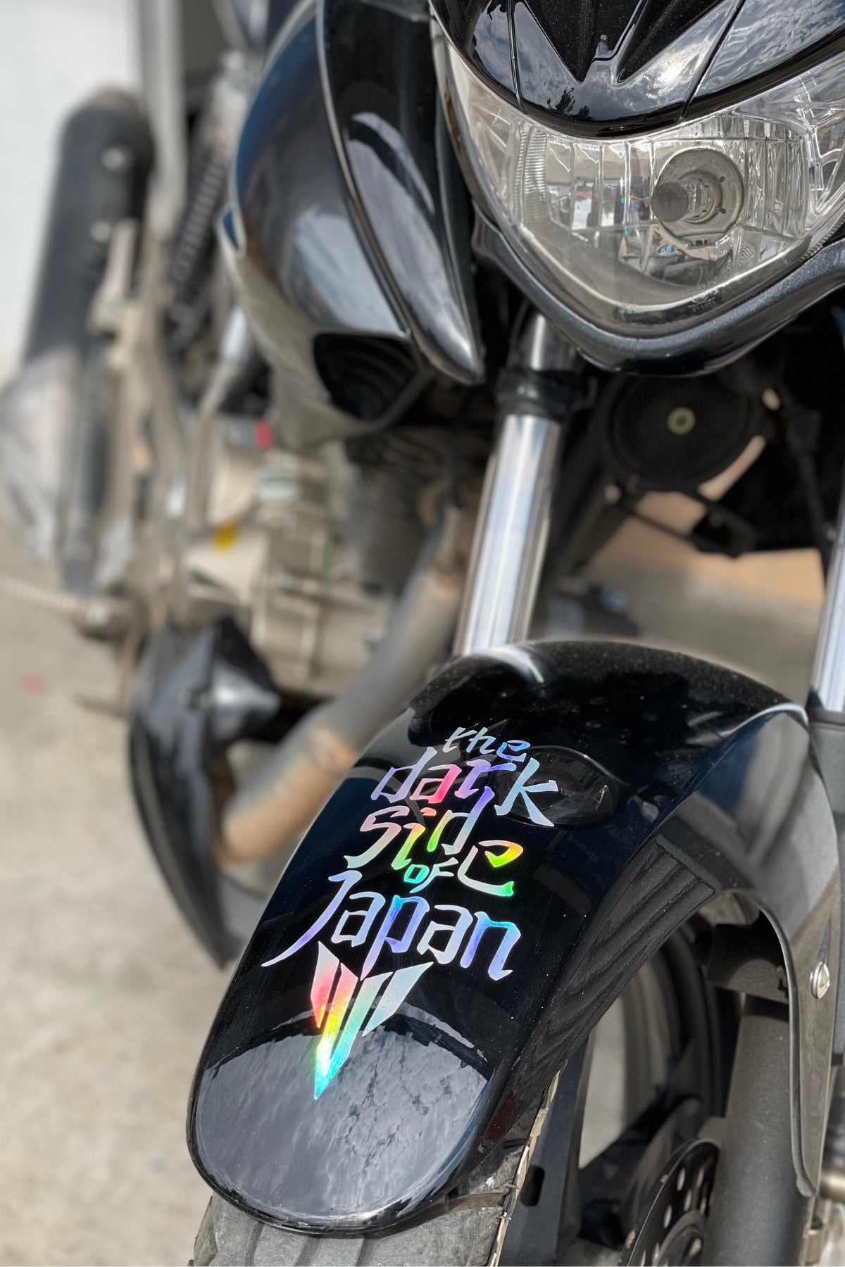 Motor-kask İçin Dark Side Of Japan Mt Logolu Hologramlı Sticker Etiket 16cmx10cm (1 Adet)