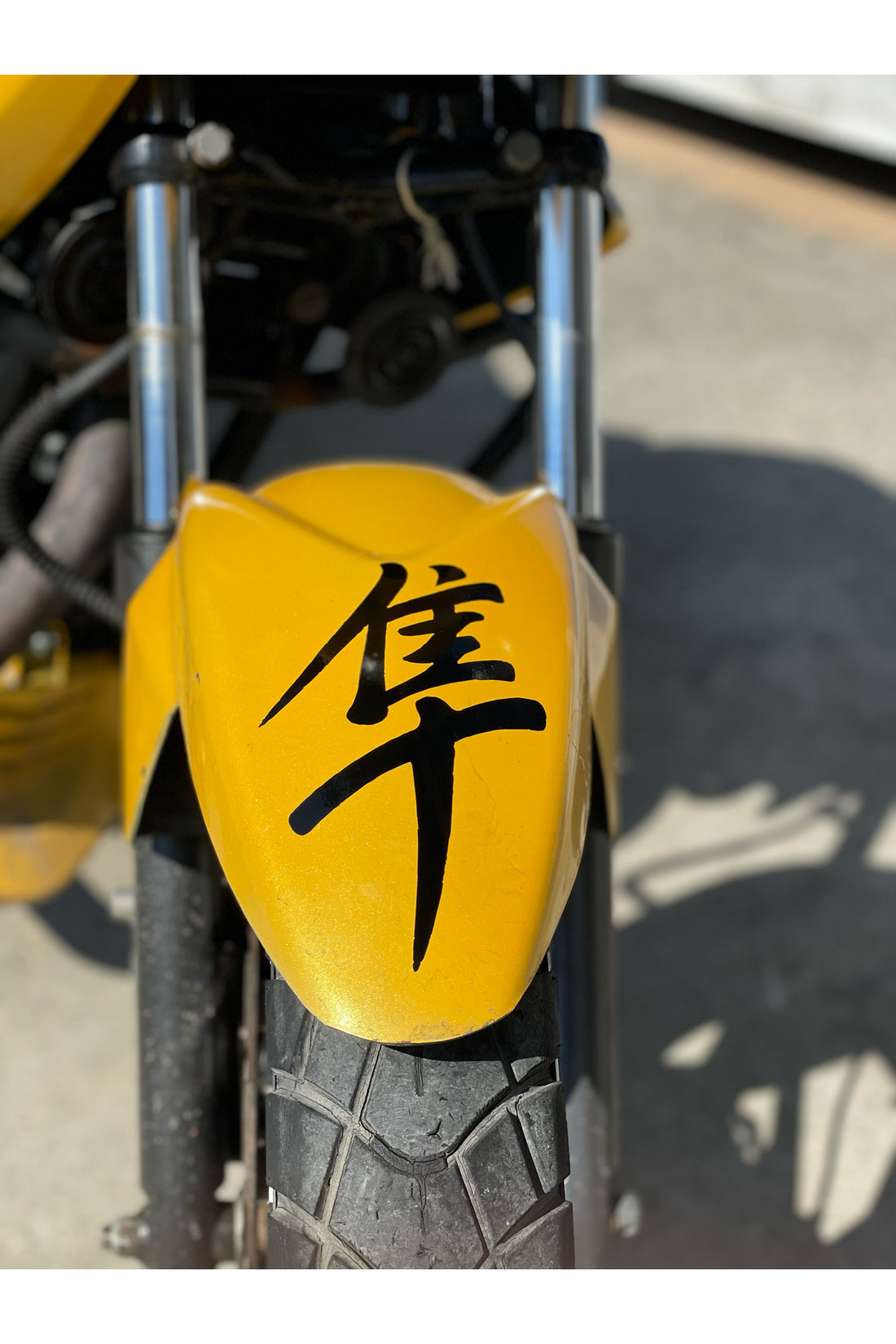 Motor için Dekoratif Sticker Siyah Hayabusa Etiketi