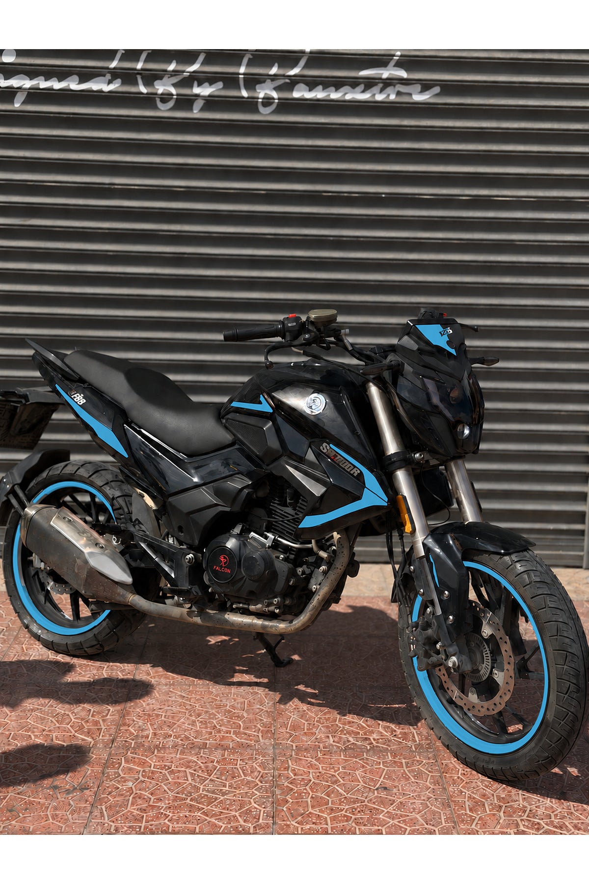 Falcon Salvador S188 Motosiklet için Komple Dekor Sticker Seti
