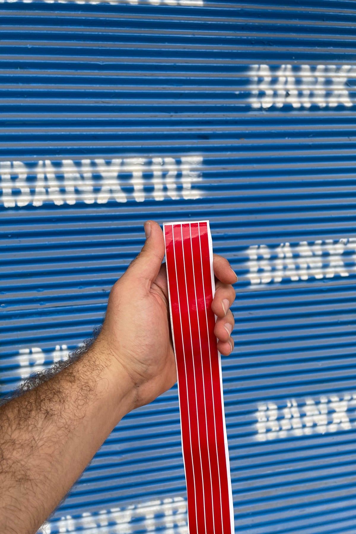 Motor-Araba-Kask için Parlak Kırmızı İnce Detay Şeritler Sticker Etiket 5 Parça Toplam 5 Metre