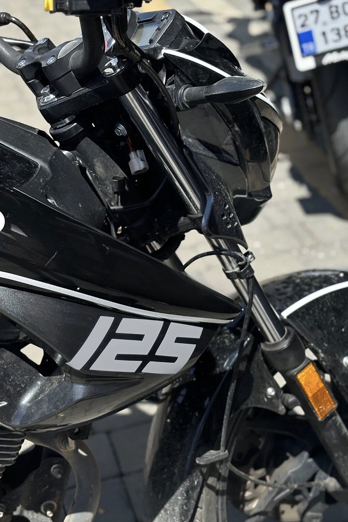 Mondial Drift-L Yan Grenajlar için 125 Yazısı Sticker Etiket (Sağ ve Sol)