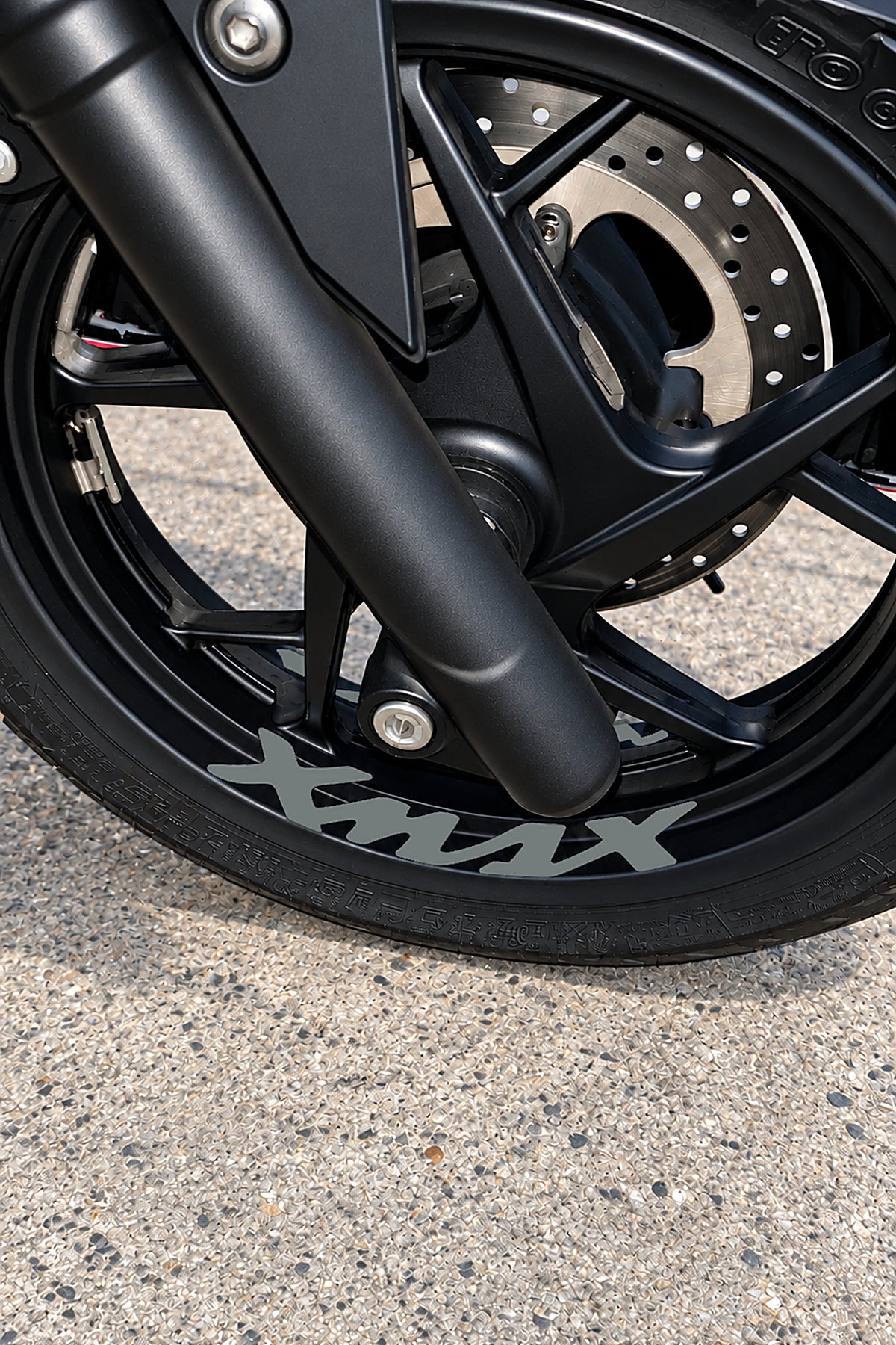 Yamaha Xmax için Jant içi Yazı Sticker Etiket (4'lü)