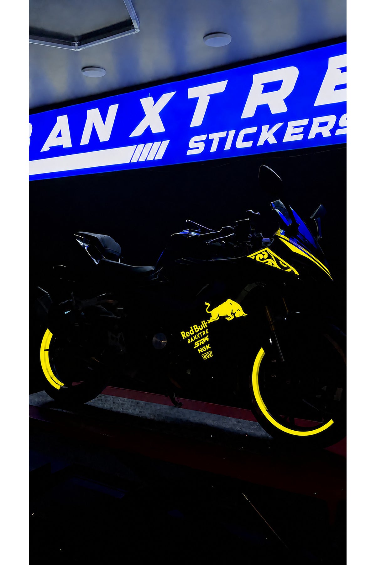RKS SRK 125 için Komple Reflektörlü Sticker Seti (Sağ ve Sol )