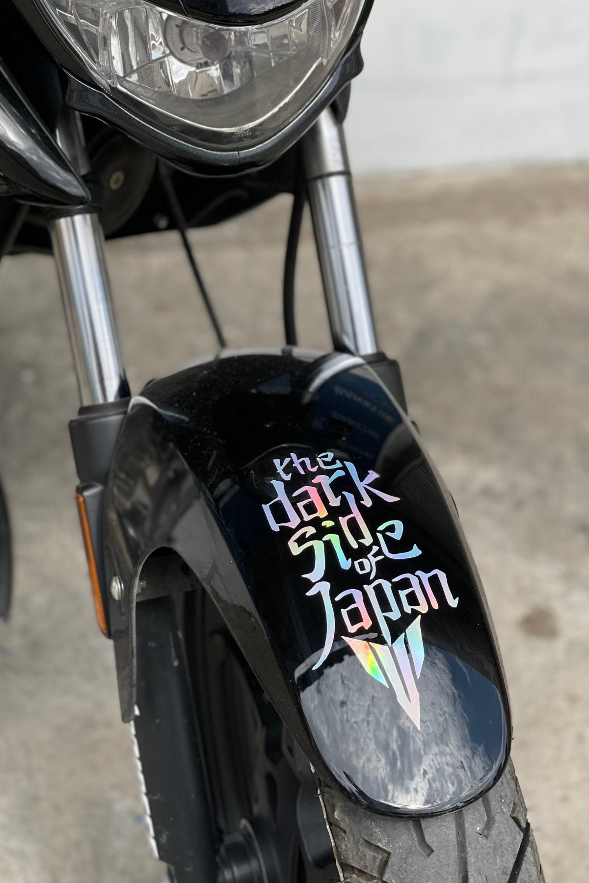 Motor-kask İçin Dark Side Of Japan Mt Logolu Hologramlı Sticker Etiket 16cmx10cm (1 Adet)