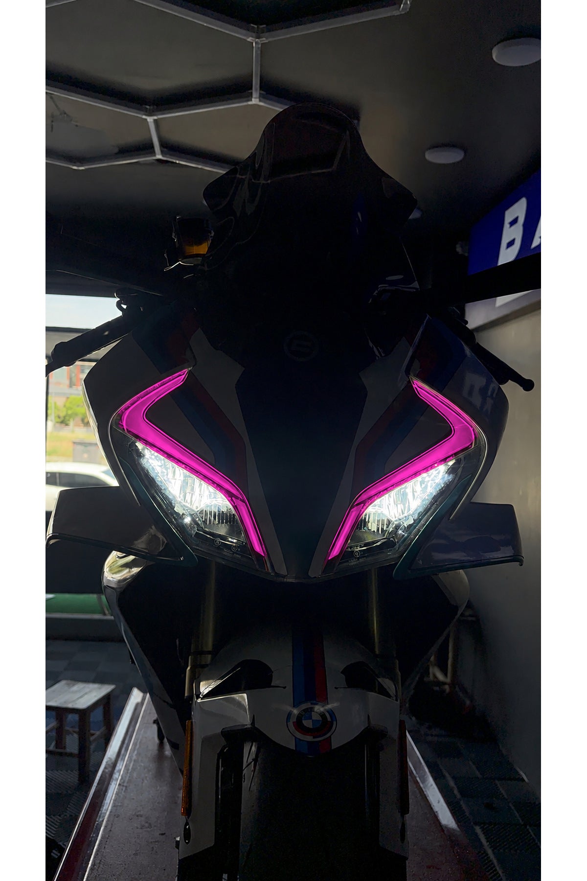 CFMOTO 450SR Gündüz Ledi için Hazır Kesim Far Filmi Far Renklendirme Sticker