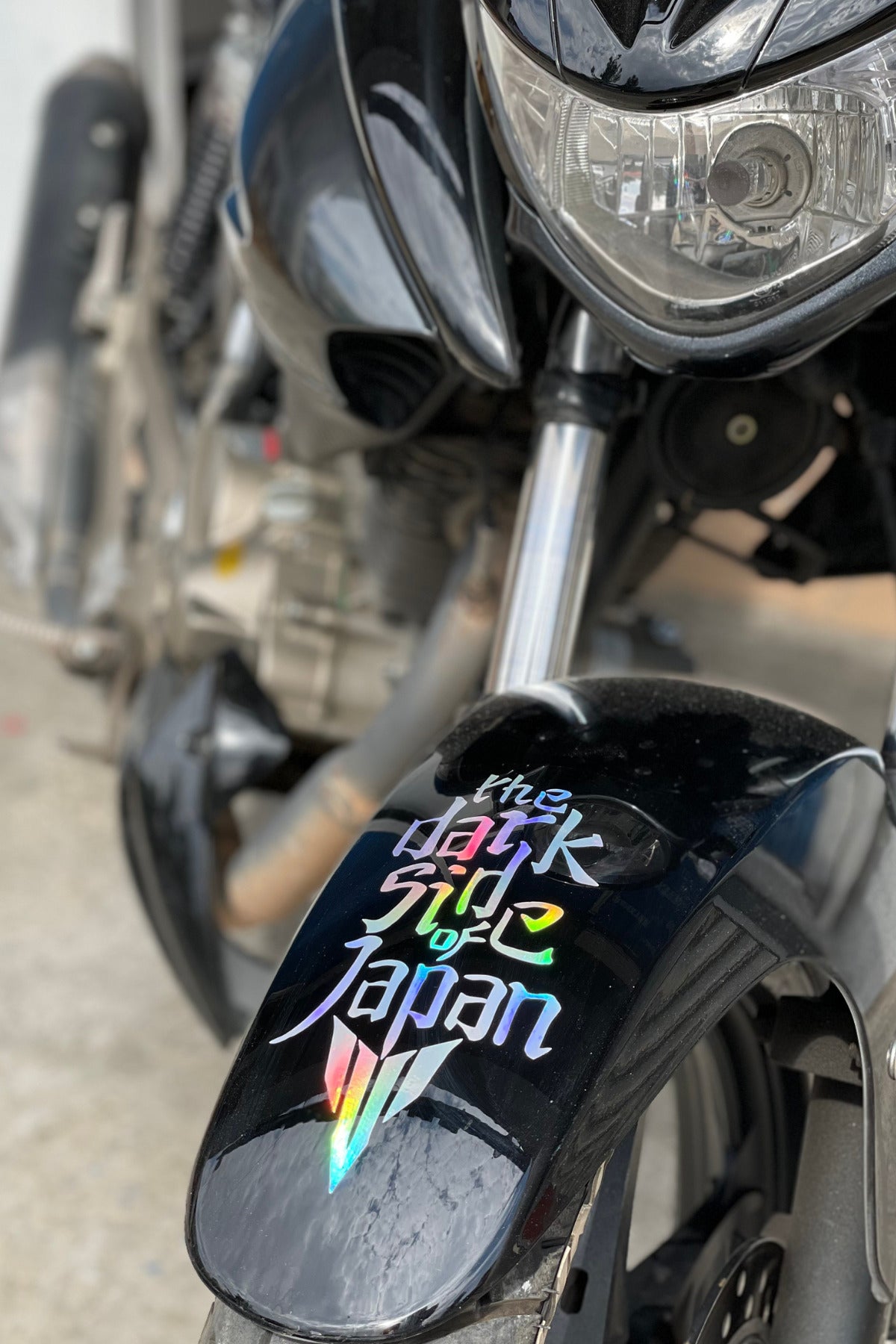 Motor-kask İçin Dark Side Of Japan Mt Logolu Hologramlı Sticker Etiket 16cmx10cm (1 Adet)