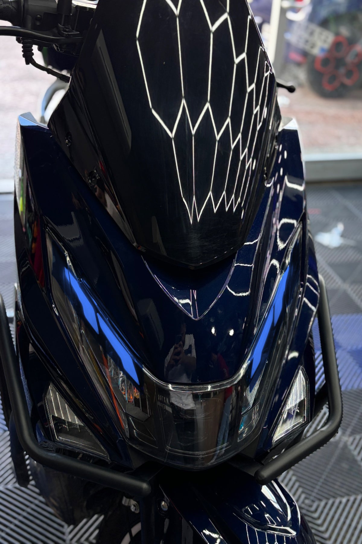 Mondial Fuzion Scooter için Hazır Kesim Far Tasarım Far Renklendirme Film Sticker