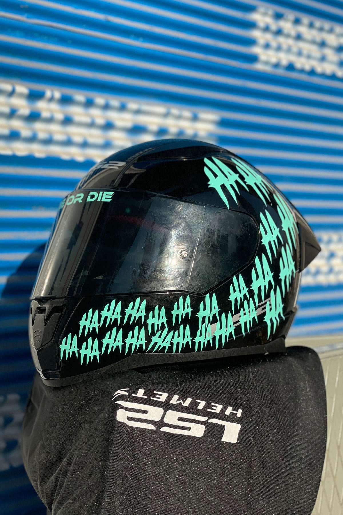 Motor-Araba-Kask için Orafol Nane Renk Hahaha Sticker Etiket 34'lü Set Tüm Araçlara Uyumlu
