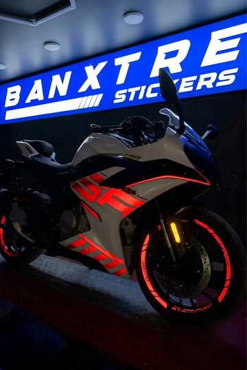 CFMOTO SR250 2026 Model için Komple Reflektörlü Sticker Seti