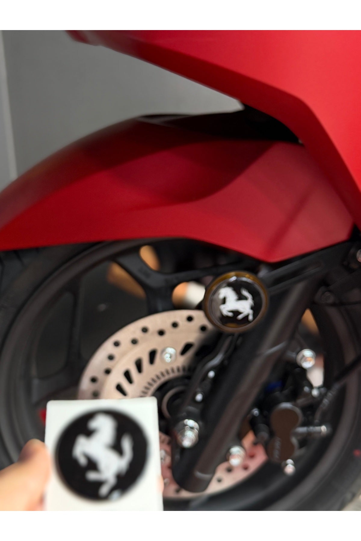 Motosiklet Kedigözü için Reflektör Damla Sticker (Desenli)