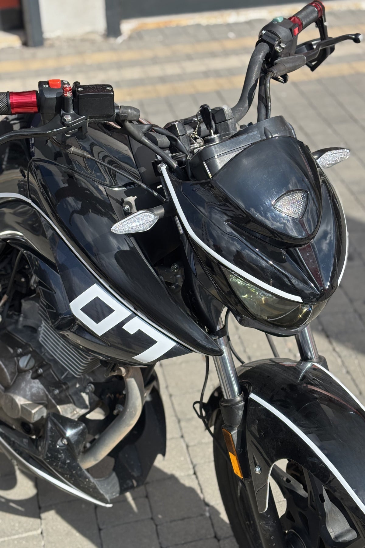 Mondial Drift-L için Beyaz Renk 07 Sticker Etiket (Sağ ve Sol )