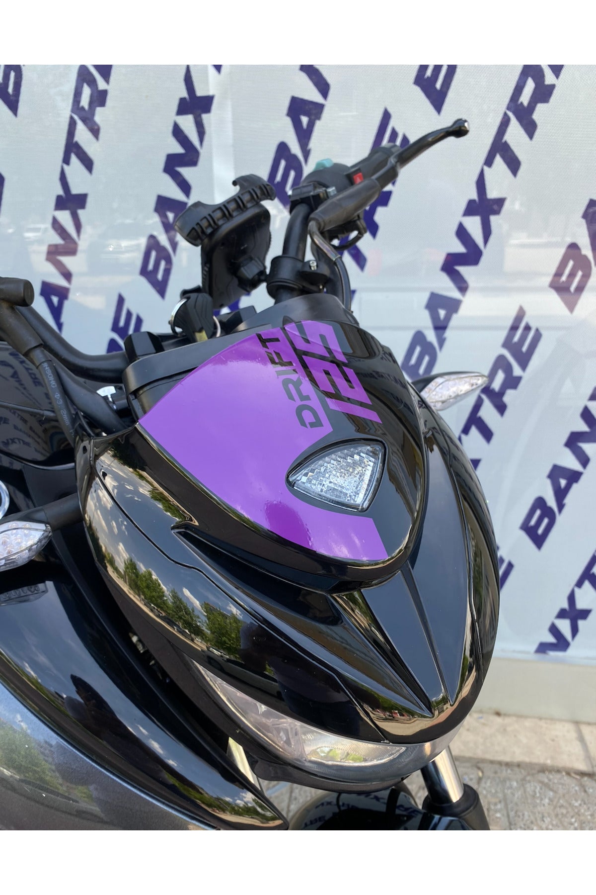 Mondial Drift-L için Drift 125 Kafa Sticker Etiket
