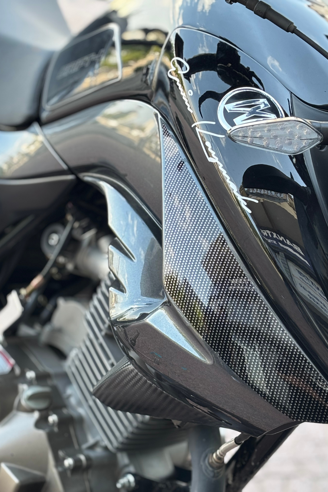 Drift-L 8D Karbon Tam Uyumlu Drift Yan Sticker