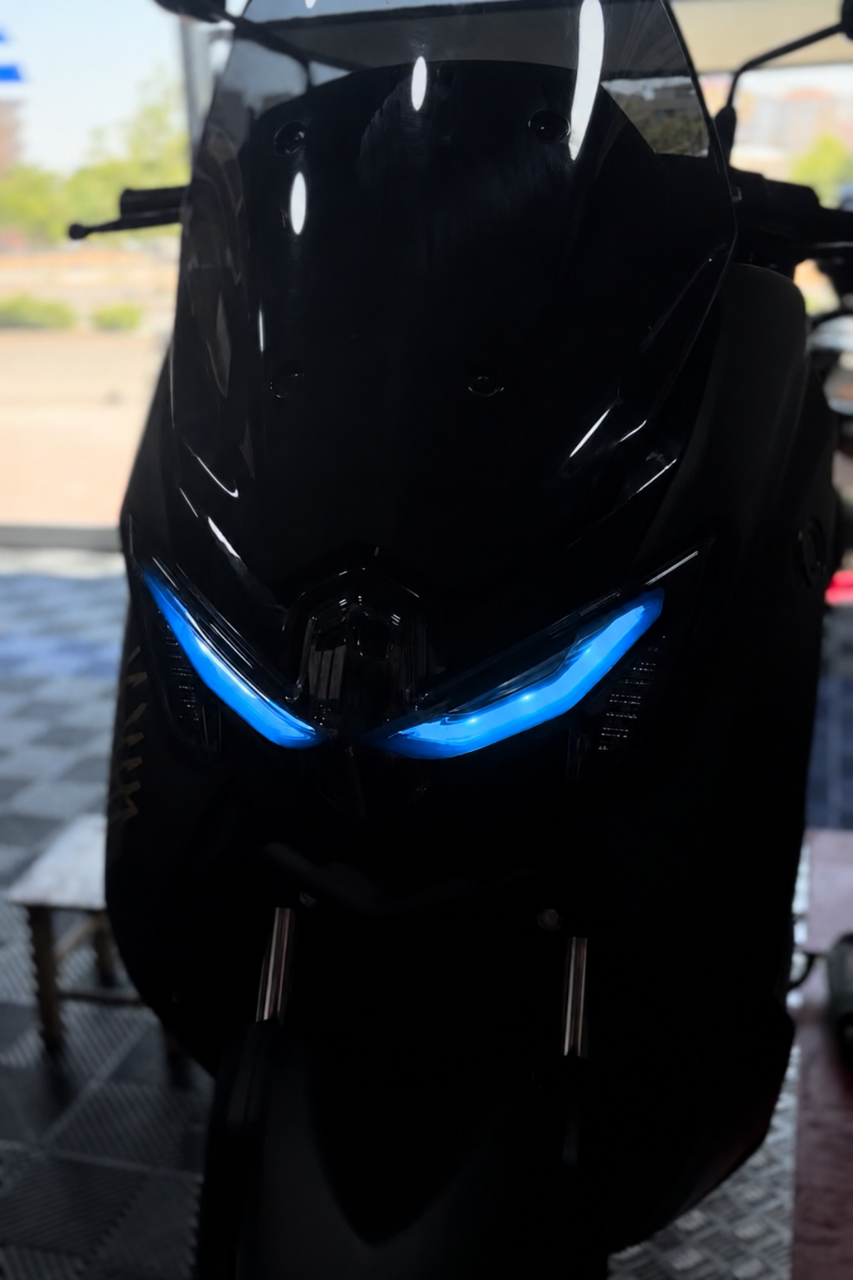 Nmax Yeni Kasa Scooter için Far Renklendirme Sticker Far Filmi