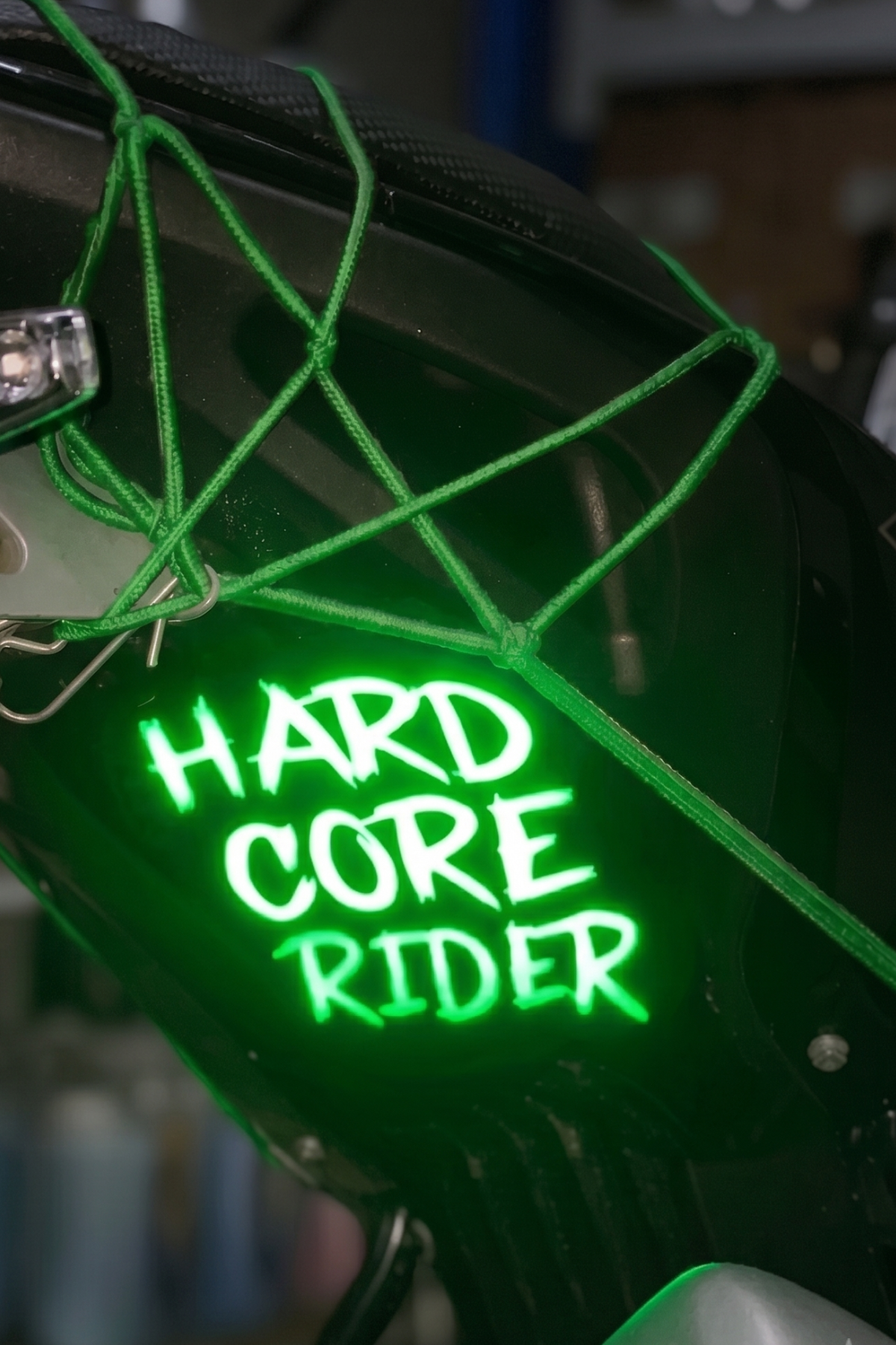 Motor Ve Araba için Dekoratif Reflektörlü Sticker Hard Core Rider (1 Adet)