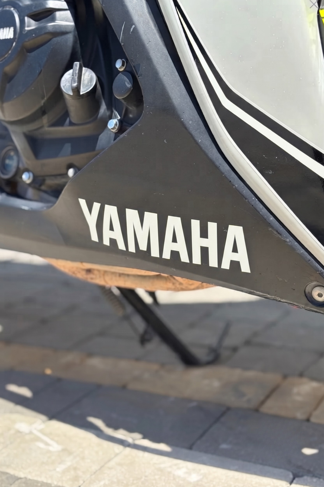 Yamaha Motor Grubu için Alt Sakal için Yamaha Yazı Sticker