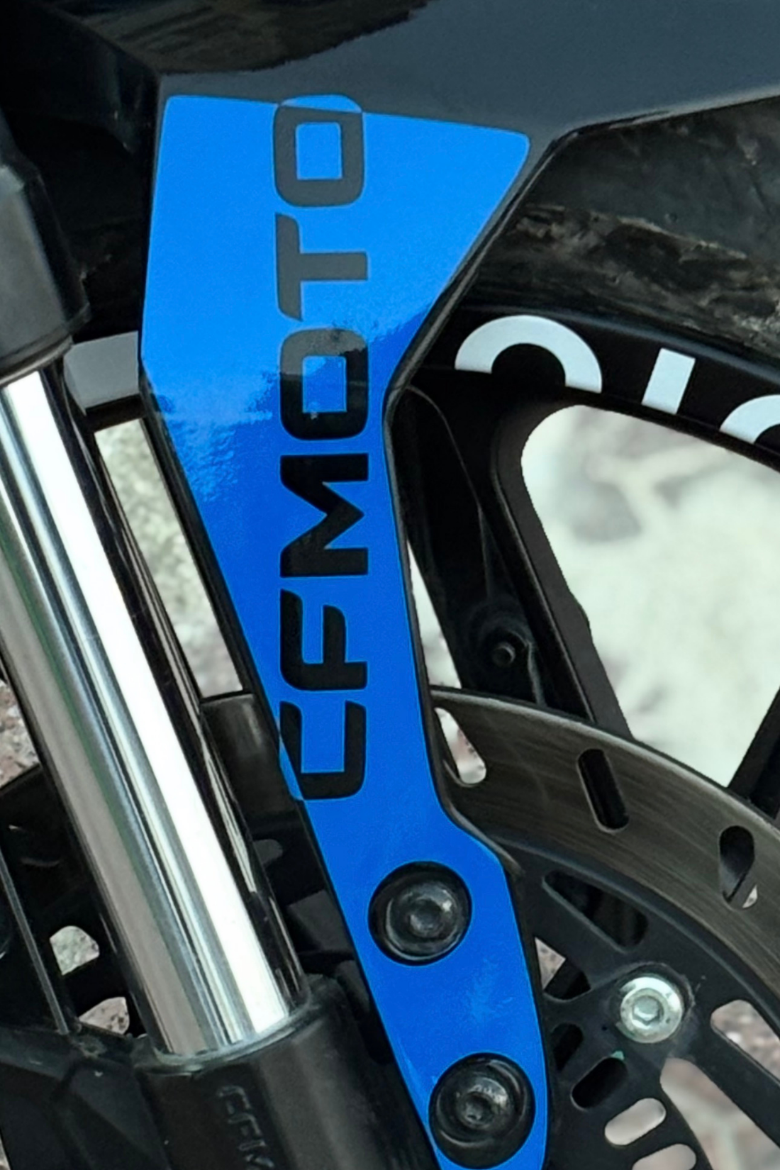 NK250 için Çamurluk Yanı Uyumlu CFMOTO Yazılı Detay Sticker (Sağ ve Sol)