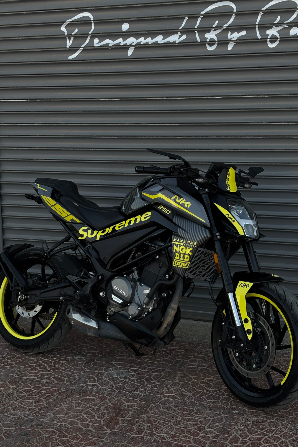 CFMOTO NK250 için Super Set Komple Sticker Dekor Seti (Sağ ve Sol)