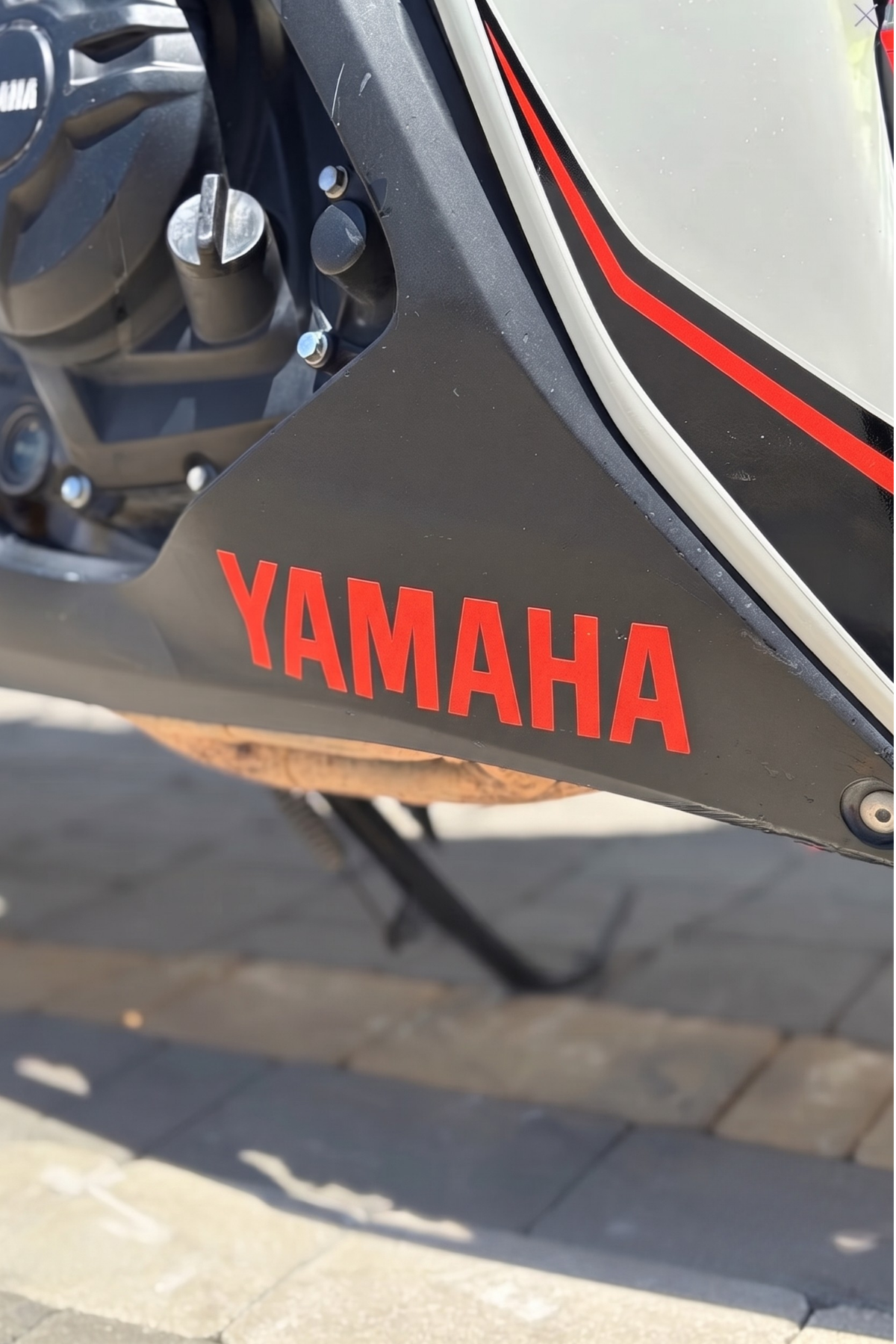 Yamaha Motor Grubu için Alt Sakal için Yamaha Yazı Sticker