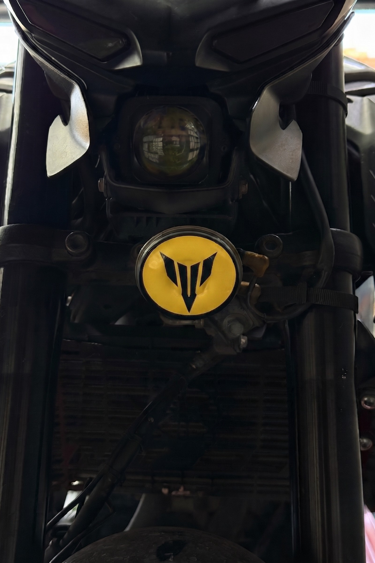Yamaha Mt-25 için Mt Logolu Korna Sticker (1 Adet)