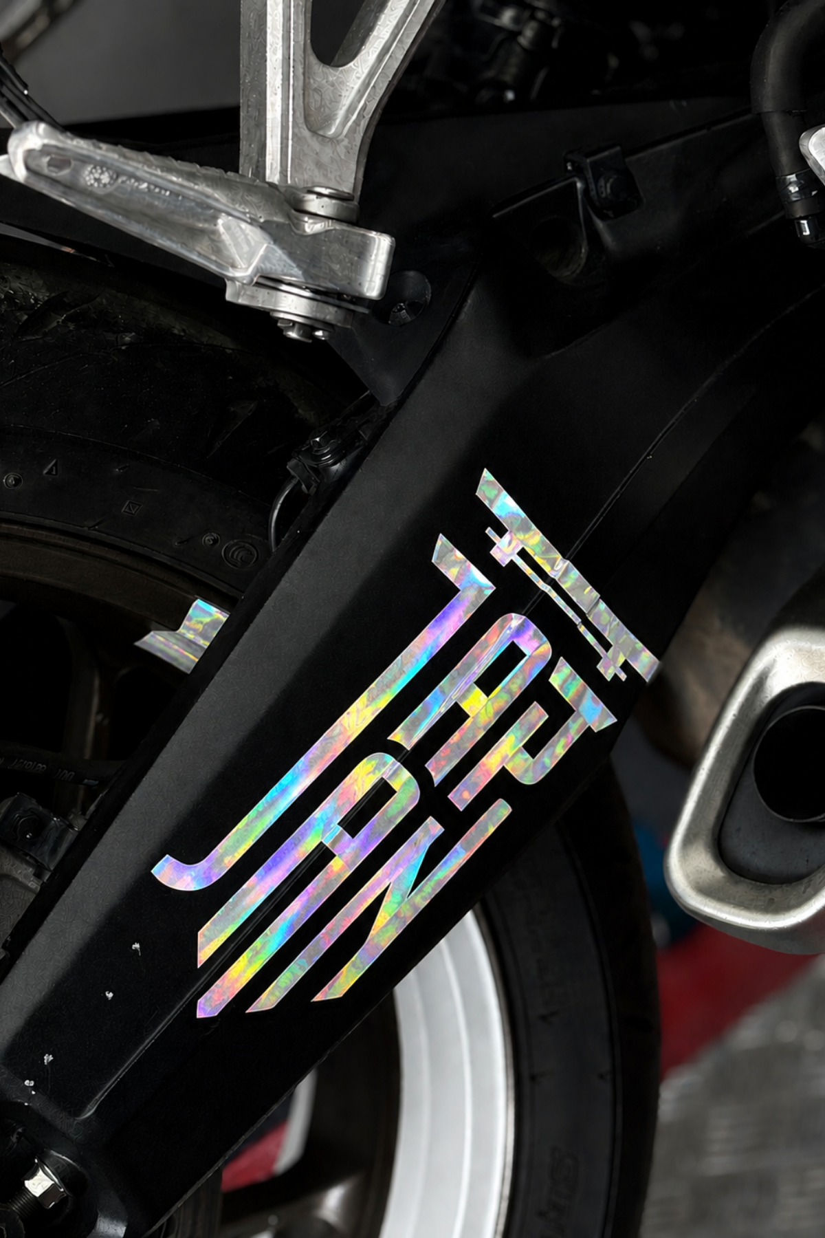 Japon Motosiklet Grubu için Japan Yazı Logo Sticker