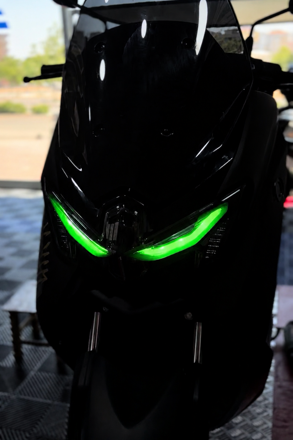 Nmax Yeni Kasa Scooter için Far Renklendirme Sticker Far Filmi