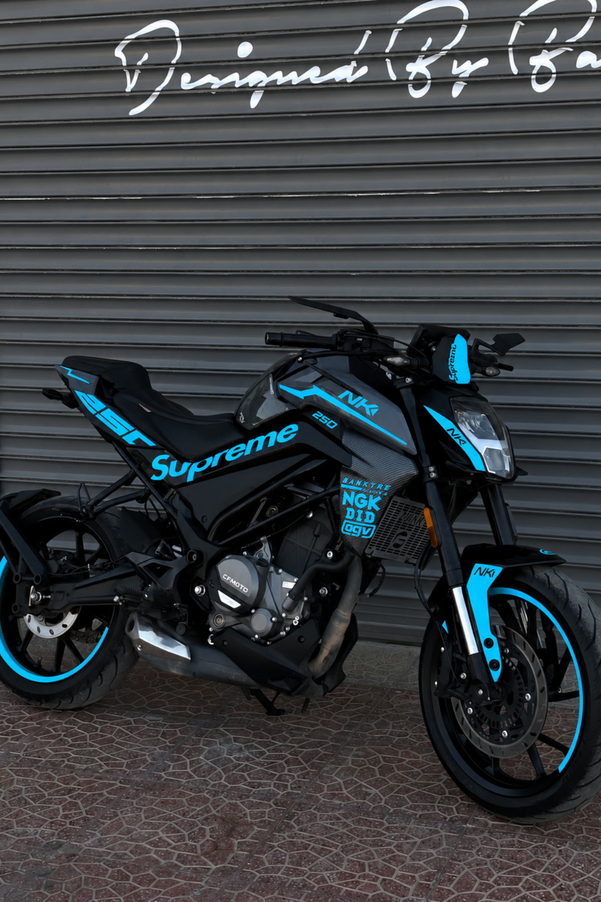 CFMOTO NK250 için Super Set Komple Sticker Dekor Seti (Sağ ve Sol)