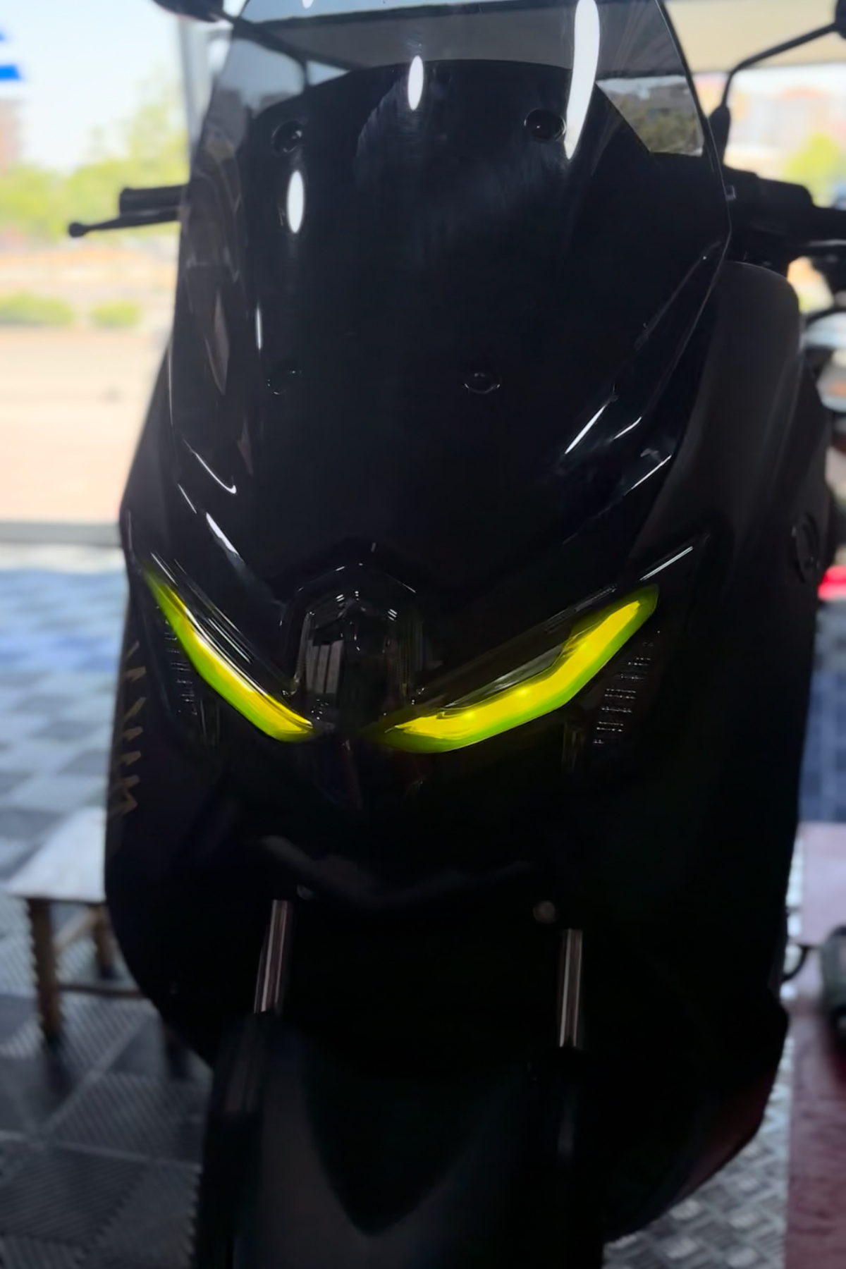 Nmax Yeni Kasa Scooter için Far Renklendirme Sticker Far Filmi