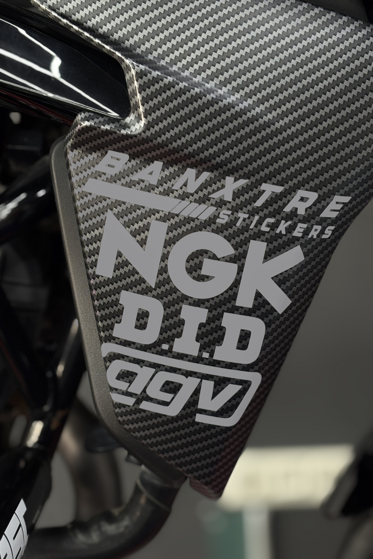 Motosiklet için 4'lü Sponsor Sticker Set AGV NGK DID