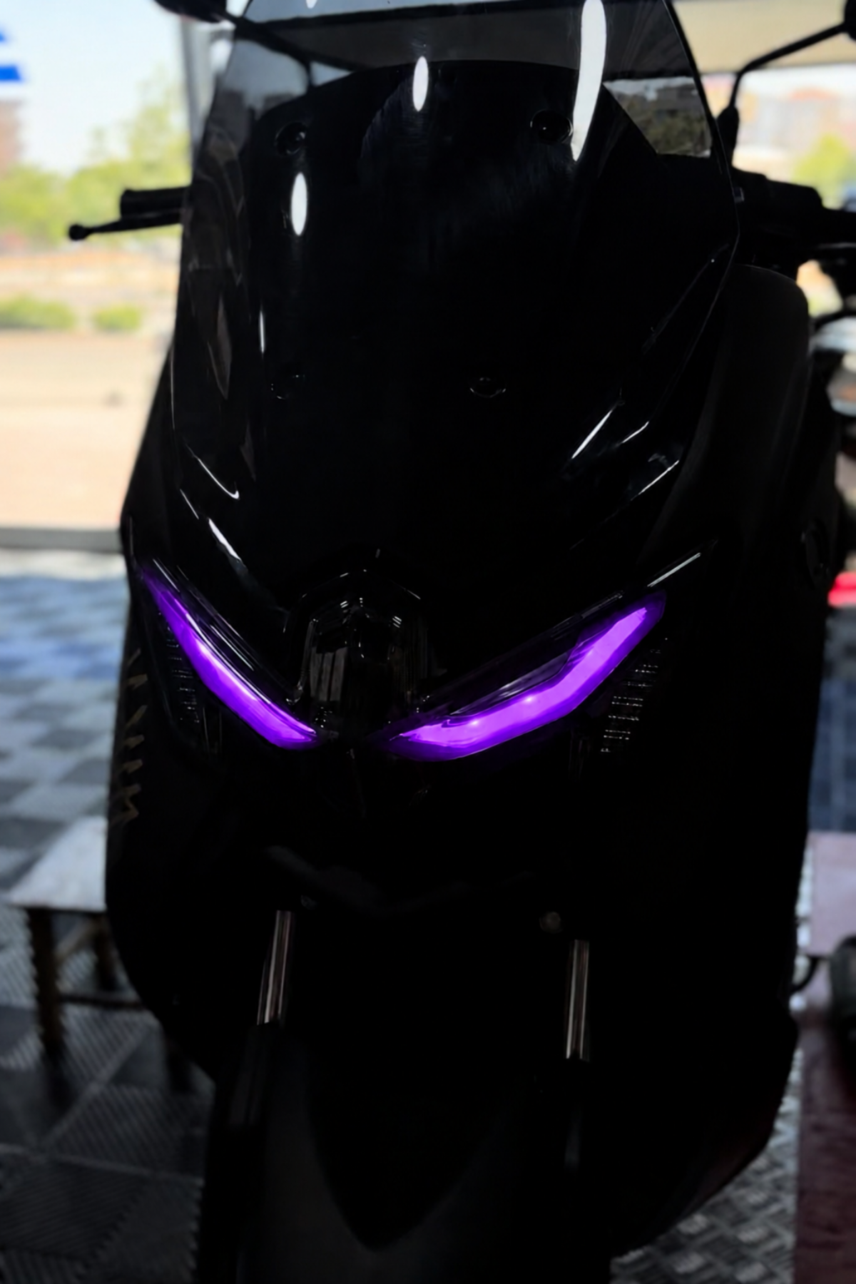 Nmax Yeni Kasa Scooter için Far Renklendirme Sticker Far Filmi
