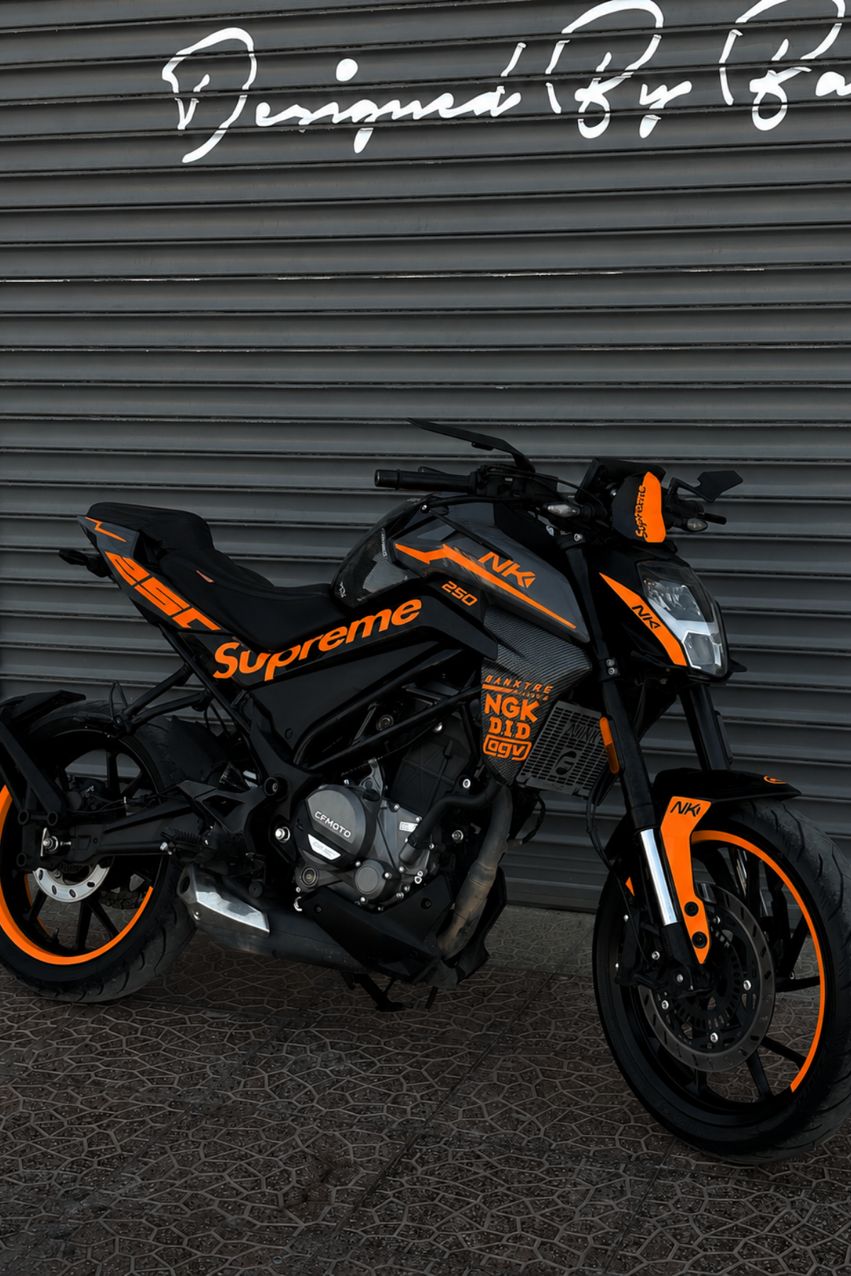 CFMOTO NK250 için Super Set Komple Sticker Dekor Seti (Sağ ve Sol)