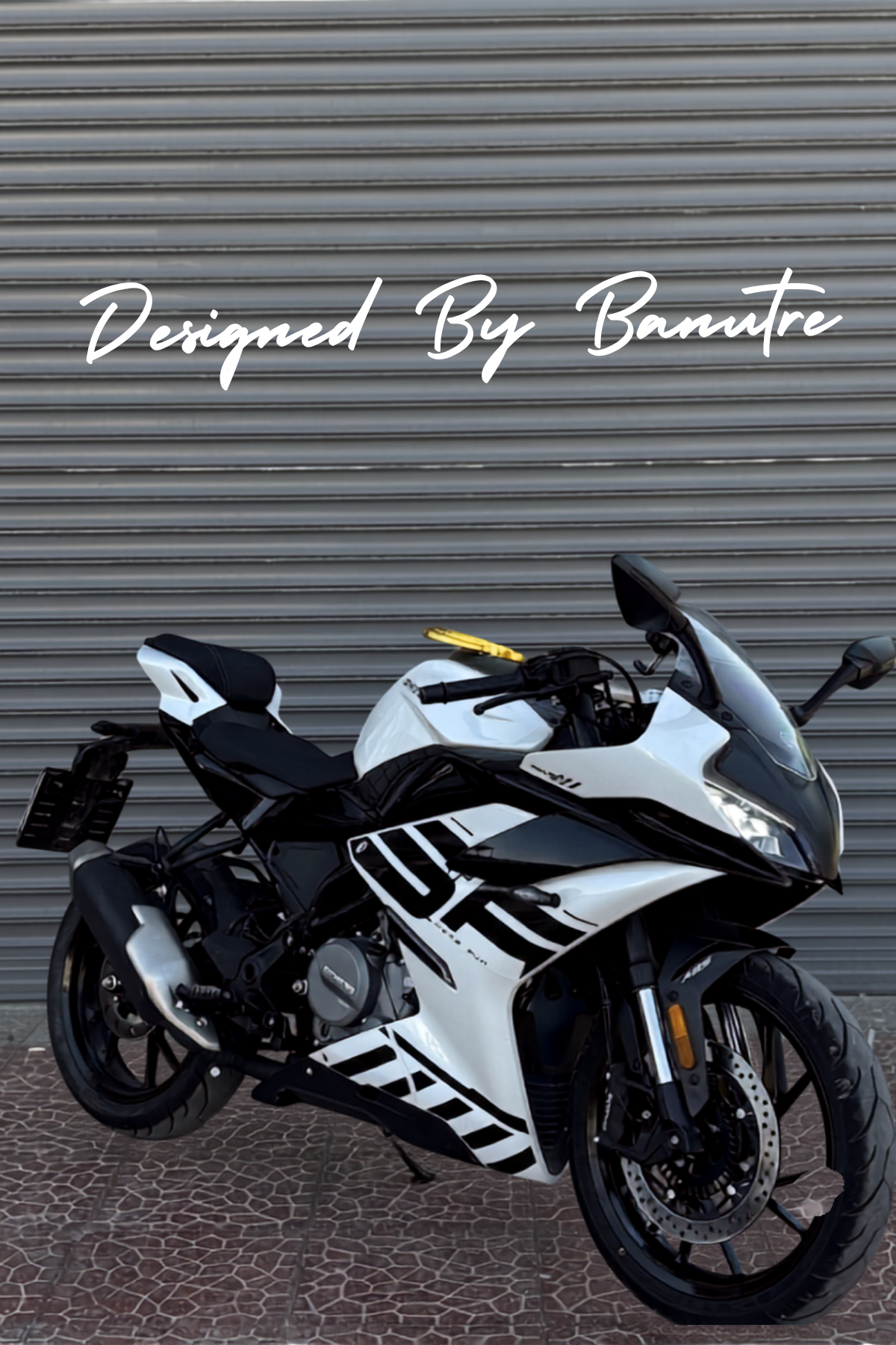 CFMOTO 250SR 2026 Model için Komple Sticker Seti (Far Filmi Dahildir)