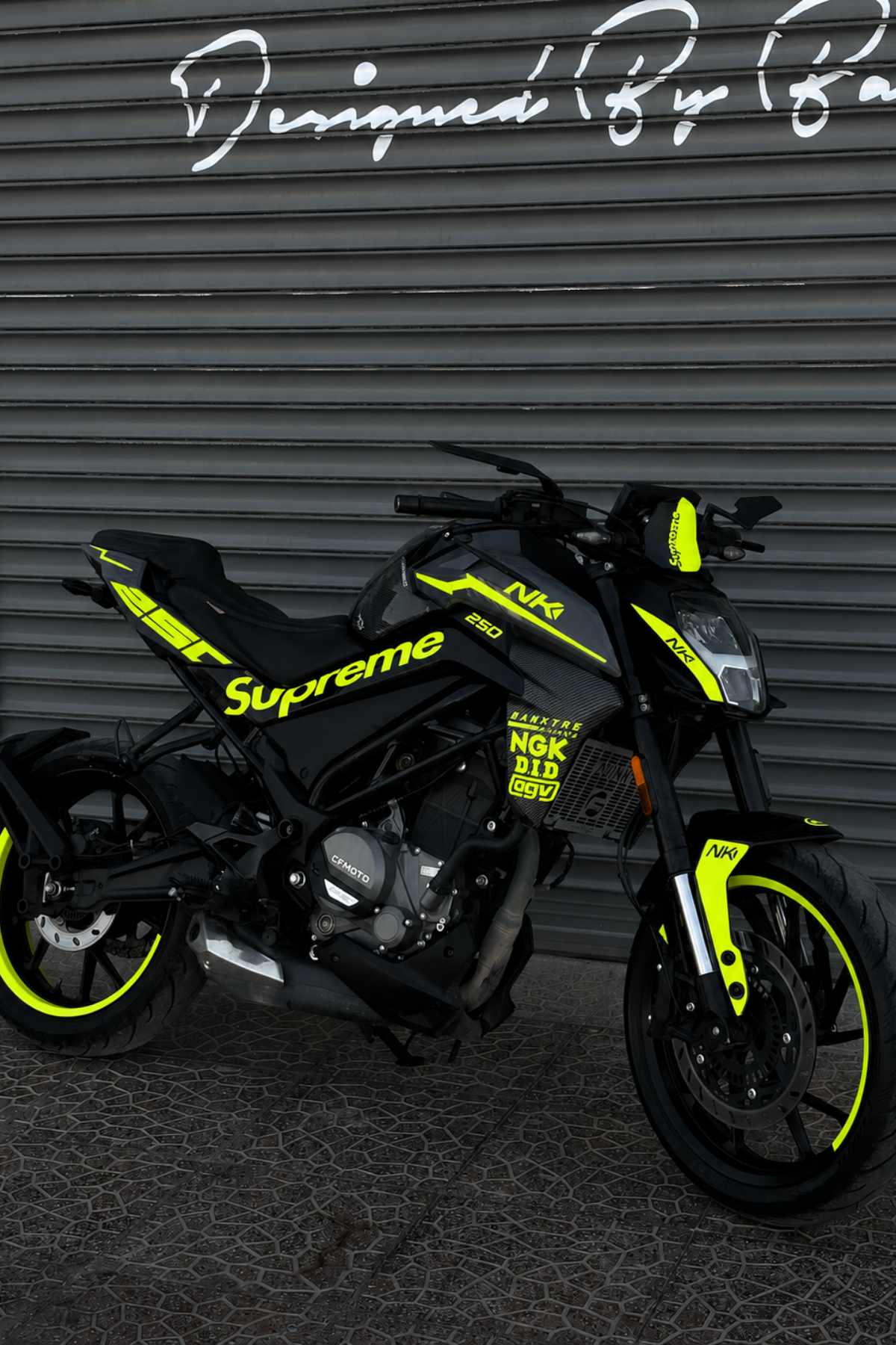 CFMOTO NK250 için Super Set Komple Sticker Dekor Seti (Sağ ve Sol)