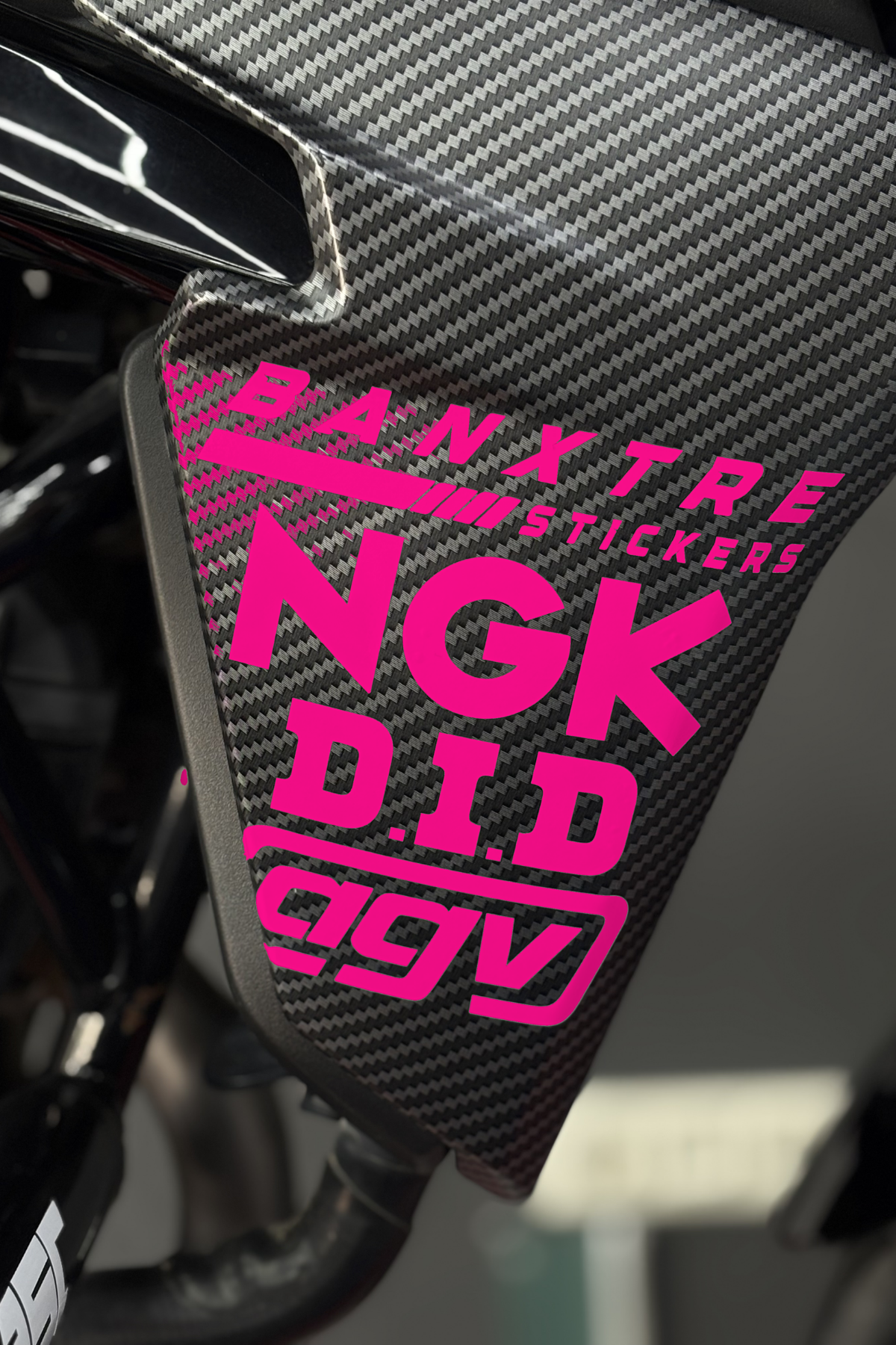 Motosiklet için 4'lü Sponsor Sticker Set AGV NGK DID