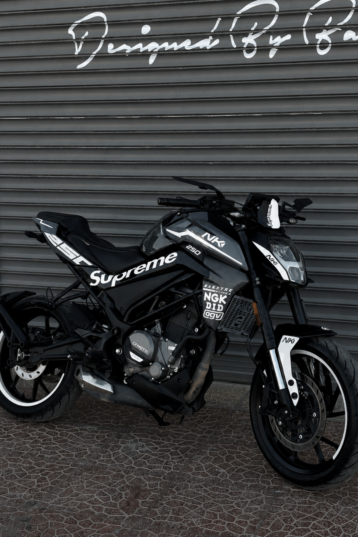 CFMOTO NK250 için Super Set Komple Sticker Dekor Seti (Sağ ve Sol)