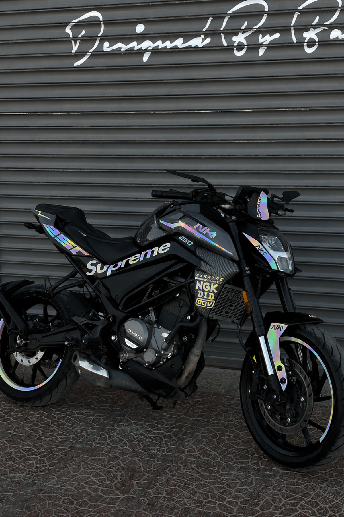 CFMOTO NK250 için Super Set Komple Sticker Dekor Seti (Sağ ve Sol)